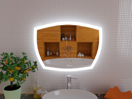 Зеркало для ванной с подсветкой Асти 170х80 см