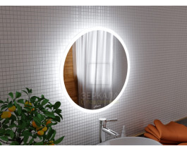 Зеркало с подсветкой для ванной комнаты Сиена 850 мм