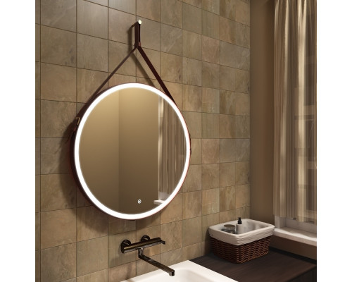 Зеркало с подсветкой для ванной комнаты Миллениум Браун