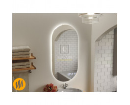 Зеркало с подсветкой и подогревом для ванной комнаты Бикардо
