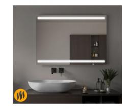 Зеркало с подсветкой и подогревом для ванной комнаты Парма