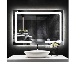 Зеркало для ванной с подсветкой Апекс 140х70 см