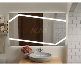 Зеркало для ванной с подсветкой Баколи 150х80 см