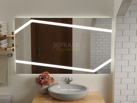 Зеркало для ванной с подсветкой Баколи 170х80 см