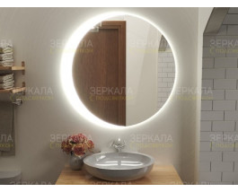 Зеркало с подсветкой для ванной комнаты Бавено 90 см