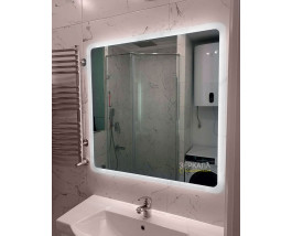Зеркало с мягкой интерьерной подсветкой для ванной комнаты Катани 110х70 см