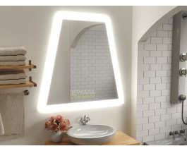 Зеркало в ванную комнату с подсветкой Гави 80х80 см