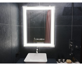 Зеркало с подсветкой для ванной комнаты Гралья Экстра 55х75 см