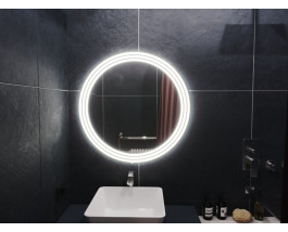 Зеркало с подсветкой для ванной комнаты Латина Экстра 80 см