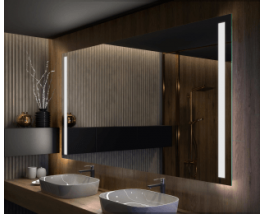 Зеркало с подсветкой для ванной комнаты Мессина 1000х900 мм