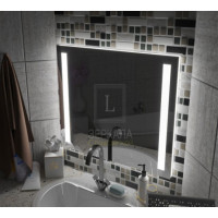 Зеркало с подсветкой для ванной комнаты Мессина 55 см