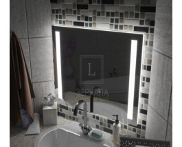 Зеркало с подсветкой для ванной комнаты Мессина 55 см