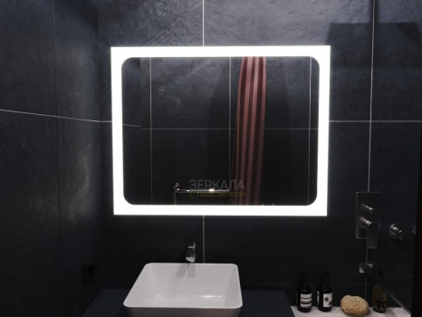 Зеркало для ванной с подсветкой Неаполь 170х80 см