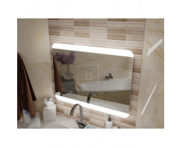Зеркало для ванной с подсветкой Салерно 135х70 см