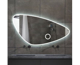 Зеркало с подсветкой и увеличением для ванной комнаты Сейлу