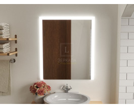 Зеркало с подсветкой для ванной комнаты Серино 1000х1000 мм