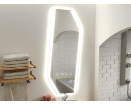 Зеркало с подсветкой для ванной комнаты Спейс Лонг 60х80 см