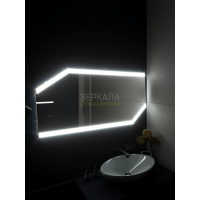 Зеркало в ванную комнату с подсветкой Спейс