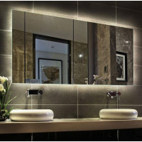 Зеркало для ванной комнаты с внутренней подсветкой Прайм 170х90 см