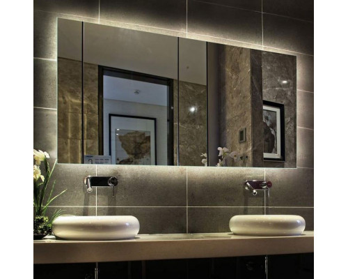 Зеркало для ванной комнаты с внутренней подсветкой Варна 100х80 см