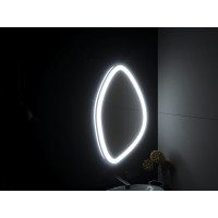 Зеркало в ванную комнату с подсветкой светодиодной лентой Васто