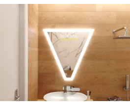 Зеркало в ванную комнату с подсветкой Винчи 900х800 мм