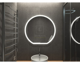 Зеркало с подсветкой для ванной комнаты Виваро 75 см