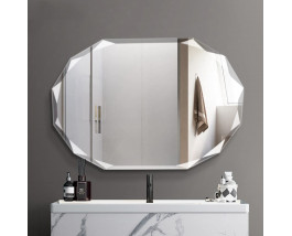 Овальное зеркальное полотно с фацетом от 50x70 см - ЗПЛ-2