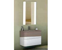 Зеркало в ванную комнату с подсветкой Камила 135х45 см