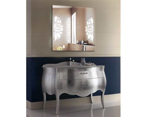 Зеркало для ванной с LED подсветкой София 50x50 см