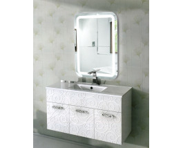 Зеркало с подсветкой в ванную комнату Эстер 40х70 см