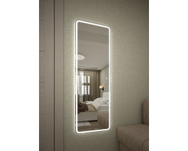 Зеркало с подсветкой в ванной Лоррен 135х45 см