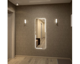 Зеркало с подсветкой в ванную Диана 40х70 см