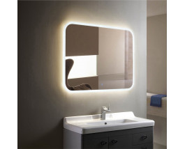 Зеркало в ванную с подсветкой Баско 800х600 мм