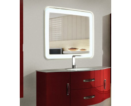 Зеркало в ванную комнату с подсветкой Мила 140-75 см