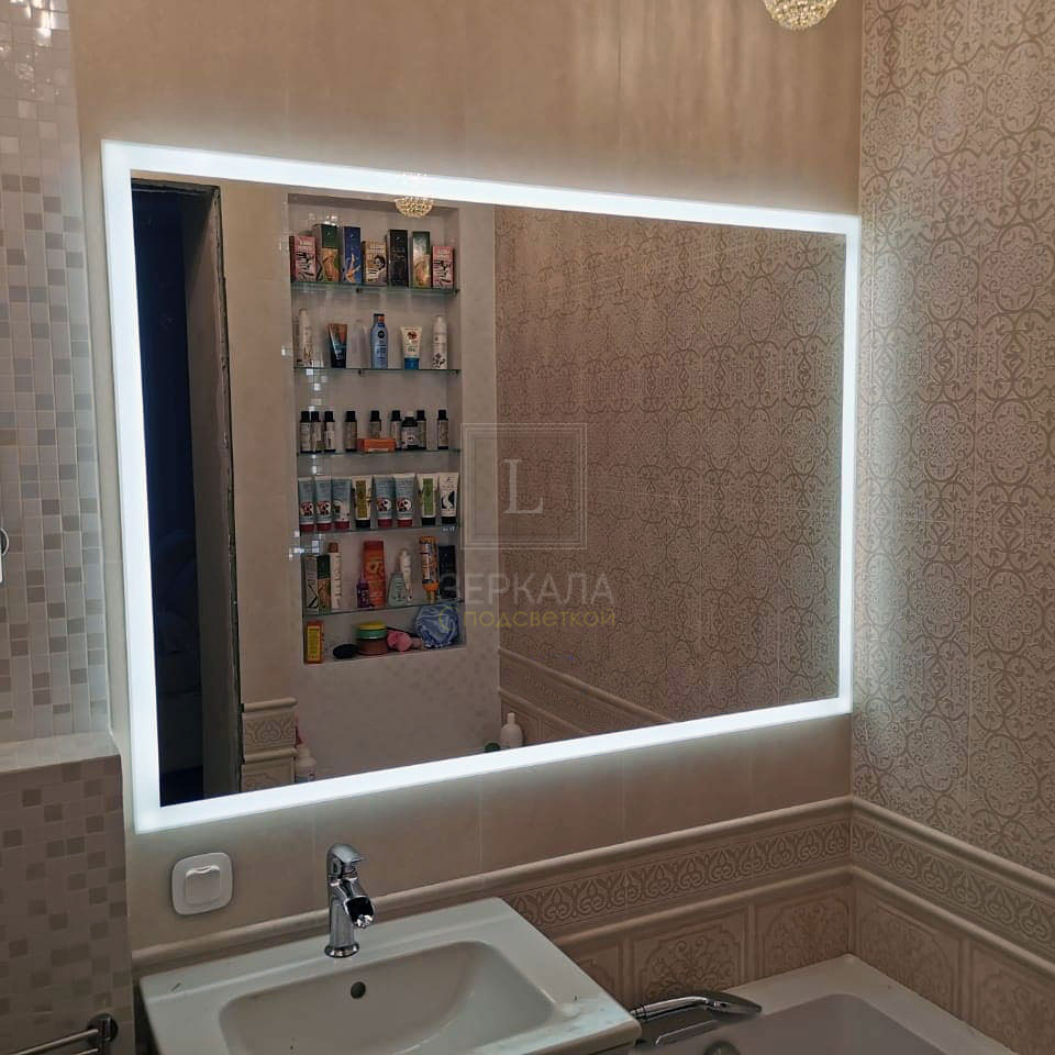 зеркало для ванной комнаты с подсветкой Верона